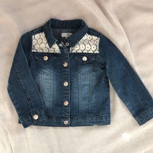 Jessica Simpson Lace & Denim Jacket